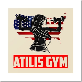 atilis gym Posters and Art